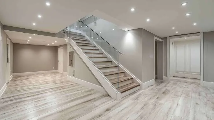Finished Renocare basement renovation